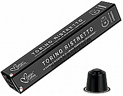 10 קפסולות אלומיניום ITALIAN COFFEE TORINO RISTRETTO 10 קפסולות אלומיניום ITALIAN COFFEE TORINO RISTRETTO