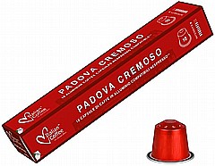 10 קפסולות אלומיניום ITALIAN COFFEE PADOVA CREMOSO 10 קפסולות אלומיניום ITALIAN COFFEE PADOVA CREMOSO