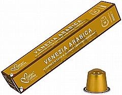 10 קפסולות אלומיניום ITALIAN COFFEE VENEZIA ARABICA 10 קפסולות אלומיניום ITALIAN COFFEE VENEZIA ARABICA