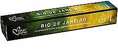 10 קפסולות אלומיניום ITALIAN COFFEE Rio de Janeiro עוצמה 7 10 קפסולות אלומיניום ITALIAN COFFEE Rio de Janeiro עוצמה 7