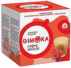 16 קפסולות איטלקיות תואמות דולצה גוסטו gimoka Espresso Creme Brulee Dolce Gusto 16 קפסולות איטלקיות תואמות דולצה גוסטו gimoka Espresso Creme Brulee Dolce Gusto