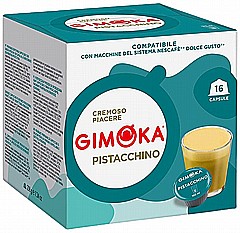 16 קפסולות איטלקיות תואמות דולצה גוסטו gimoka Espresso Pistacchino Dolce Gusto 16 קפסולות איטלקיות תואמות דולצה גוסטו gimoka Espresso Pistacchino Dolce Gusto