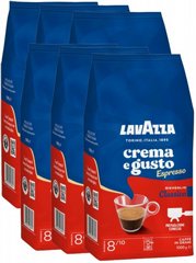 6 ק"ג פולי קפה Lavazza crema e gusto risveglio espresso classico חוזק 8 6 ק"ג פולי קפה Lavazza crema e gusto risveglio espresso classico חוזק 8