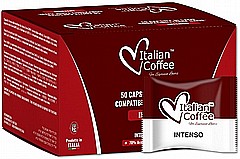 50 קפסולות תואם ITALIAN COFFEE ESSSE CAFFE INTENSO 50 קפסולות תואם ITALIAN COFFEE ESSSE CAFFE INTENSO